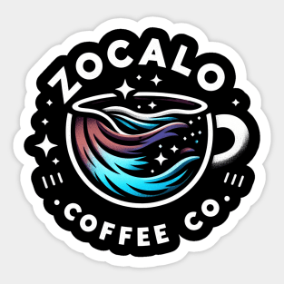 Zocalo Coffee Co - Sci-fi Sticker